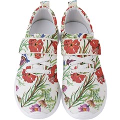 Summer Flowers Men s Velcro Strap Shoes by goljakoff