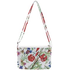 Summer Flowers Double Gusset Crossbody Bag by goljakoff