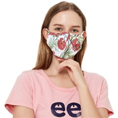 Summer Flowers Fitted Cloth Face Mask (adult)