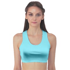 Arctic Blue & Black -  Sports Bra by FashionLane