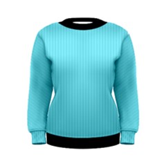 Arctic Blue & Black -  Women s Sweatshirt by FashionLane