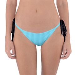 Arctic Blue & Black -  Reversible Bikini Bottom by FashionLane