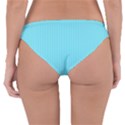 Arctic Blue & Black -  Reversible Hipster Bikini Bottoms View4