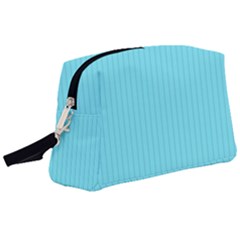 Arctic Blue & Black -  Wristlet Pouch Bag (large) by FashionLane