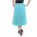 Arctic Blue & Black -  Midi Mermaid Skirt View2