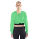 Algae Green & Black -  Cropped Sweatshirt View2