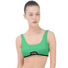 Algae Green & Black -  The Little Details Bikini Top by FashionLane