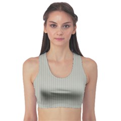 Silver Cloud Grey & Black - Sports Bra by FashionLane