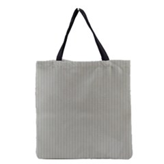 Silver Cloud Grey & Black - Grocery Tote Bag