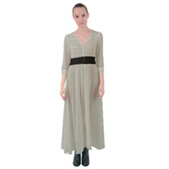 Silver Cloud Grey & Black - Button Up Maxi Dress by FashionLane