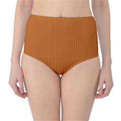 Alloy Orange & Black - Classic High-waist Bikini Bottoms by FashionLane