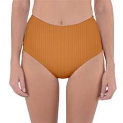 Alloy Orange & Black - Reversible High-waist Bikini Bottoms by FashionLane