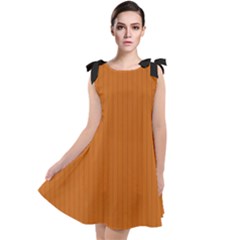 Alloy Orange & Black - Tie Up Tunic Dress by FashionLane