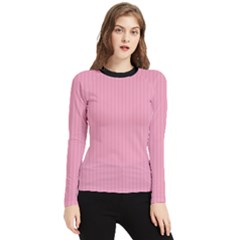 Amaranth Pink & Black - Women s Long Sleeve Rash Guard