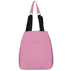 Amaranth Pink & Black - Center Zip Backpack