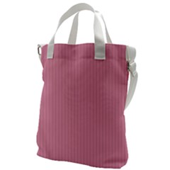 Amaranth Pink & Black - Canvas Messenger Bag