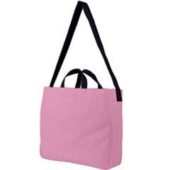 Amaranth Pink & Black - Square Shoulder Tote Bag