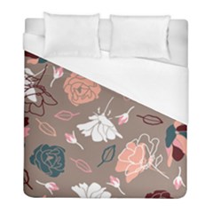 Rose -01 Duvet Cover (full/ Double Size) by LakenParkDesigns