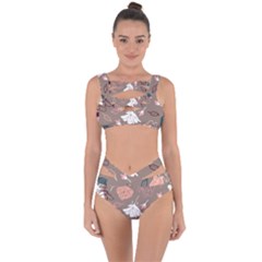 Rose -01 Bandaged Up Bikini Set  by LakenParkDesigns