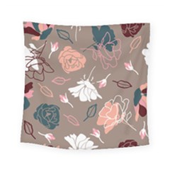 Rose -01 Square Tapestry (small) by LakenParkDesigns