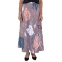 Rose -01 Flared Maxi Skirt View1