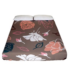 Rose -01 Fitted Sheet (california King Size) by LakenParkDesigns