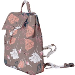 Rose -01 Buckle Everyday Backpack by LakenParkDesigns