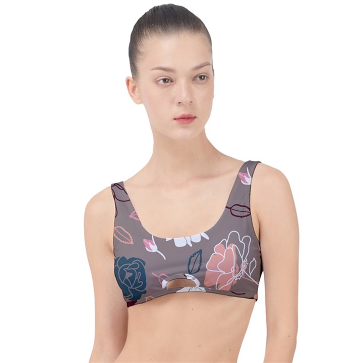 Rose -01 The Little Details Bikini Top