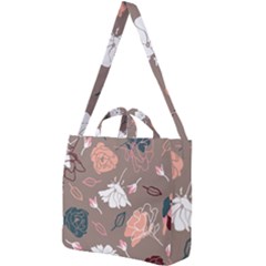 Rose -01 Square Shoulder Tote Bag by LakenParkDesigns