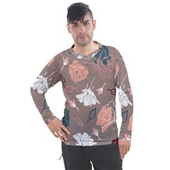 Rose -01 Men s Pique Long Sleeve Tee