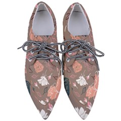 Rose -01 Pointed Oxford Shoes by LakenParkDesigns