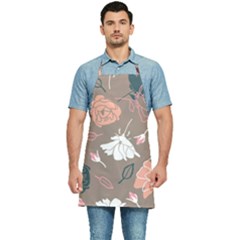 Rose -01 Kitchen Apron by LakenParkDesigns