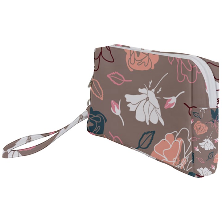 Rose -01 Wristlet Pouch Bag (Small)