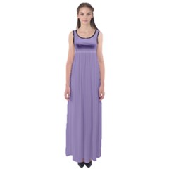 Bougain Villea Purple & Black - Empire Waist Maxi Dress by FashionLane