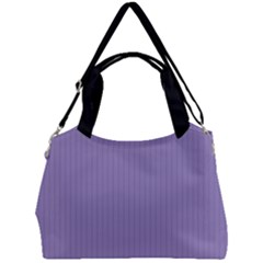 Bougain Villea Purple & Black - Double Compartment Shoulder Bag by FashionLane