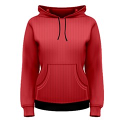 Amaranth Red & Black - Women s Pullover Hoodie by FashionLane