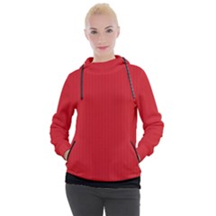 Amaranth Red & Black - Women s Hooded Pullover by FashionLane