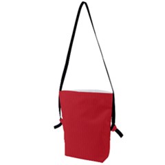 Amaranth Red & Black - Folding Shoulder Bag by FashionLane