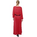 Amaranth Red & Black - Maxi Chiffon Beach Wrap View2