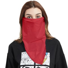 Amaranth Red & Black - Face Covering Bandana (triangle) by FashionLane