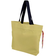 Arylide Yellow & Black - Drawstring Tote Bag by FashionLane