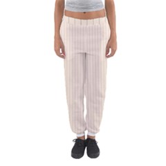 Antique White & Black - Women s Jogger Sweatpants by FashionLane