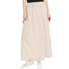 Antique White & Black - Maxi Chiffon Skirt by FashionLane