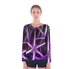 Neurons Brain Cells Imitation Women s Long Sleeve Tee