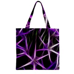 Neurons Brain Cells Imitation Zipper Grocery Tote Bag