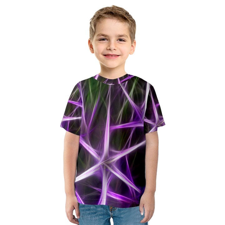 Neurons Brain Cells Imitation Kids  Sport Mesh Tee