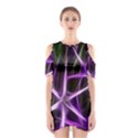 Neurons Brain Cells Imitation Shoulder Cutout One Piece Dress View1