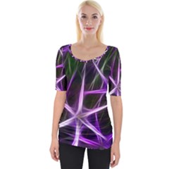 Neurons Brain Cells Imitation Wide Neckline Tee