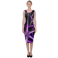 Neurons Brain Cells Imitation Sleeveless Pencil Dress by HermanTelo