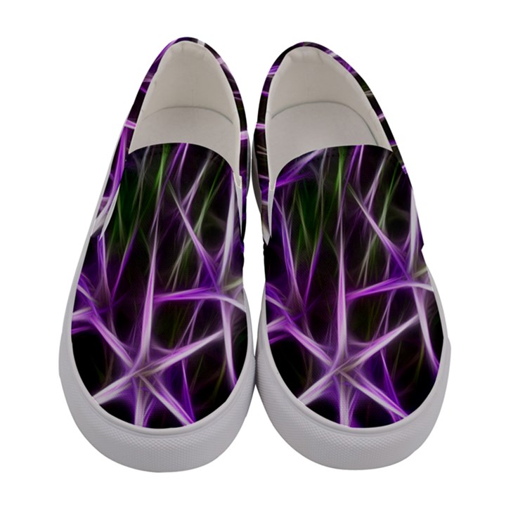 Neurons Brain Cells Imitation Women s Canvas Slip Ons